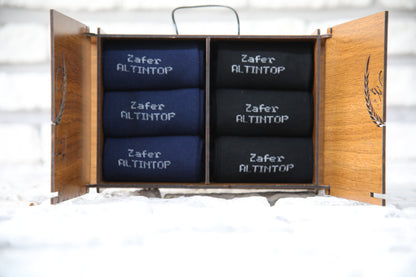 6'lı Kişiye Özel Erkek Çorap