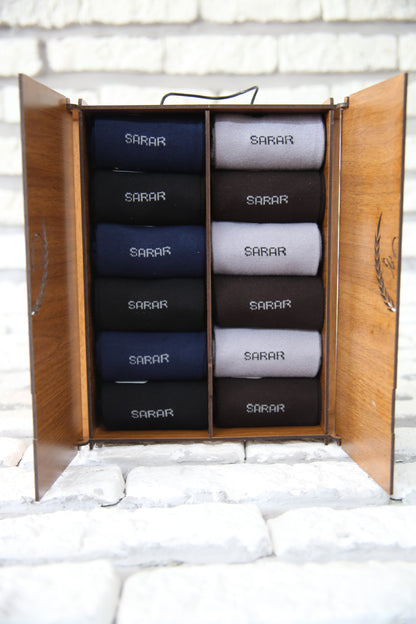 12'li Kişiye Özel Erkek Çorap