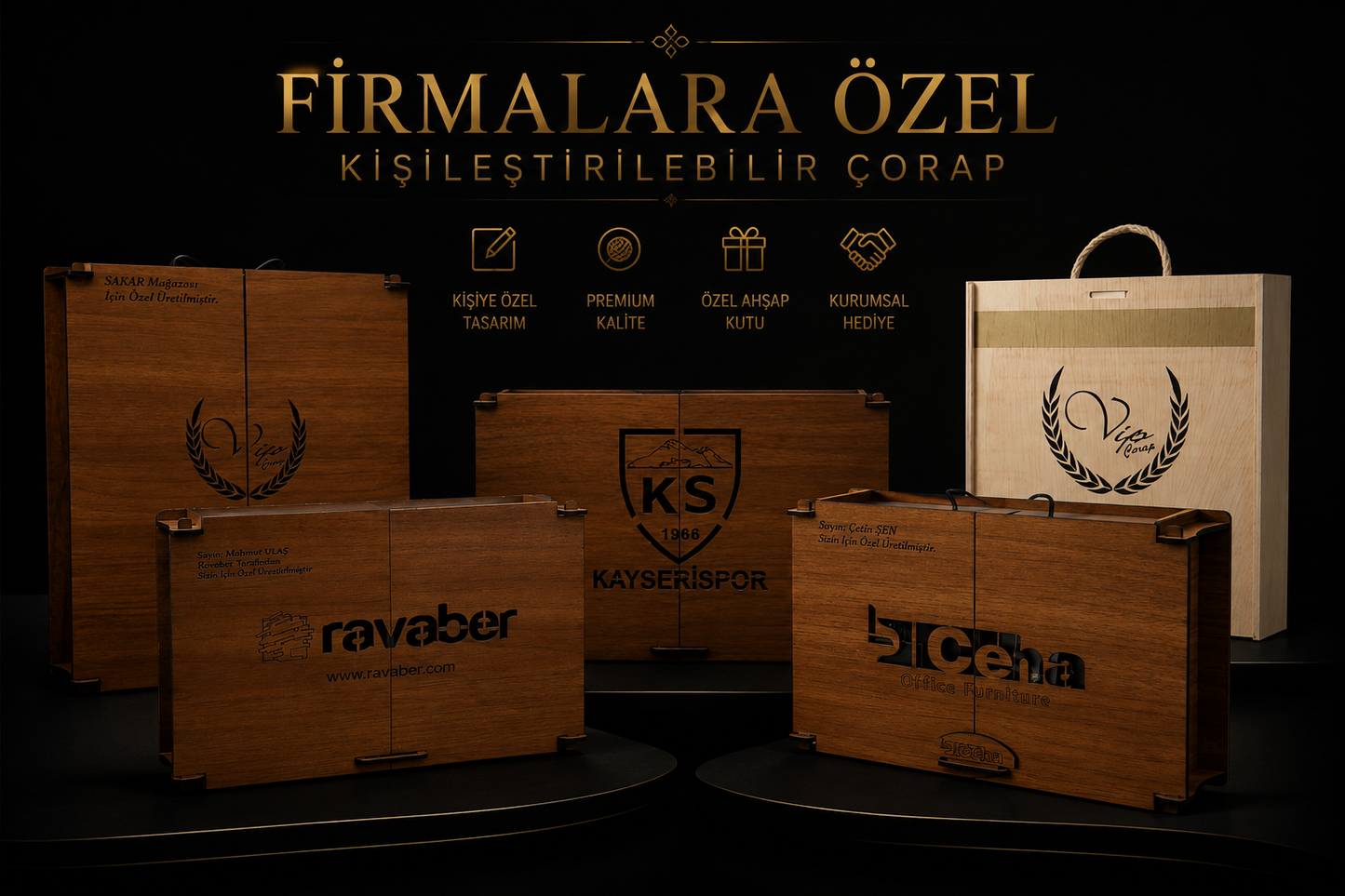 Firmalara Özel Kişiselletirilebilir Çorap